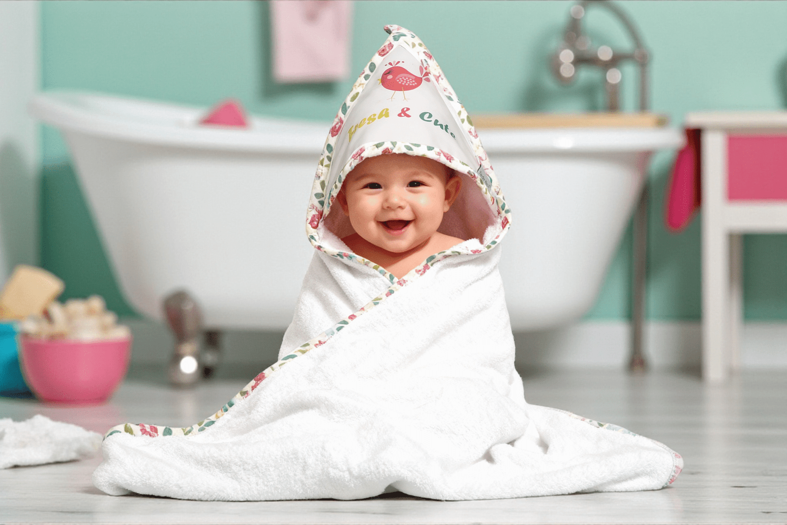 baby in birds towel copy
