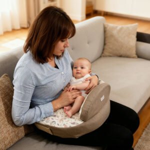 mermaid breastfeeding pillow with weist belt
