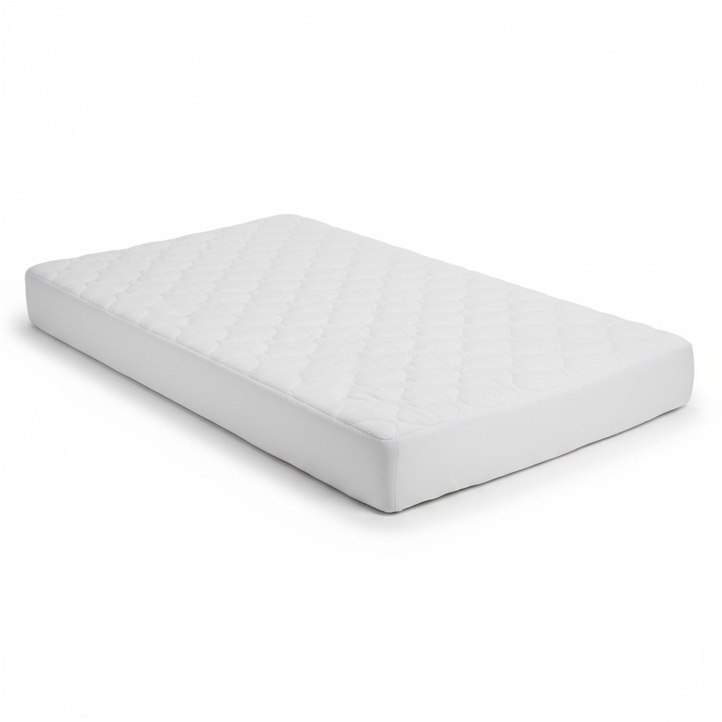 baby bed mattress & padded cover a. baby bed mattress & padded cover a.