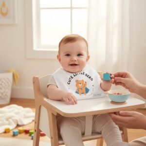 baby bib cute hero bear