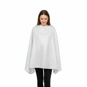 nursing cover grey with support
