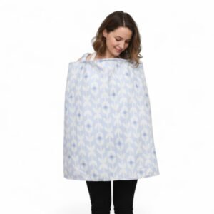 nursing cover purple with support