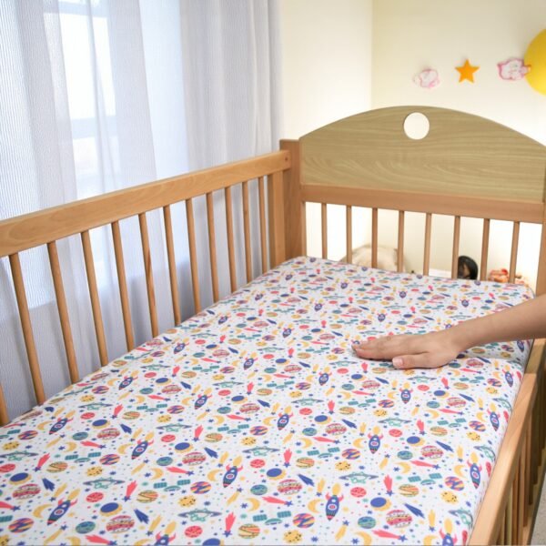 jungle extra soft fabric fitted bed sheet