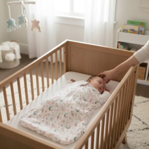 ٍsoft padded baby mermaid sack