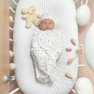 baby swaddle confetti