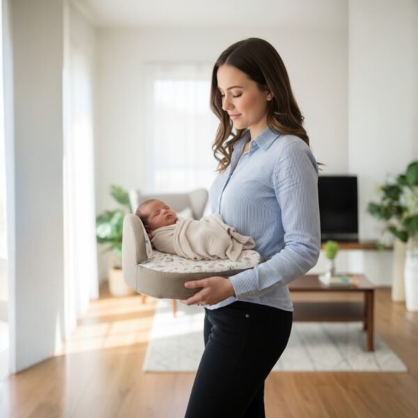 mermaid breastfeeding pillow with weist belt