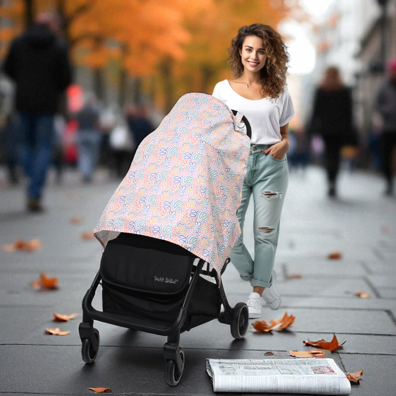 nursing cover confetti with support nursing cover confetti with support