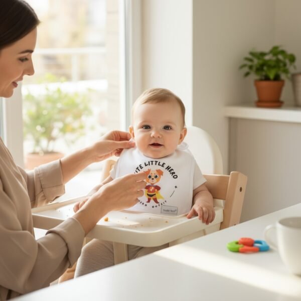 baby bib cute hero doggy