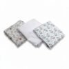 baby bed sheet pack of 3 " unicorn, white & elephant " baby bed sheet pack of 3 " unicorn, white & elephant "