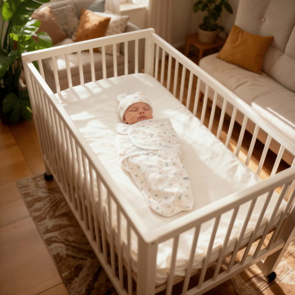 baby swaddle confetti
