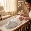 baby swaddle smiley black baby swaddle smiley black