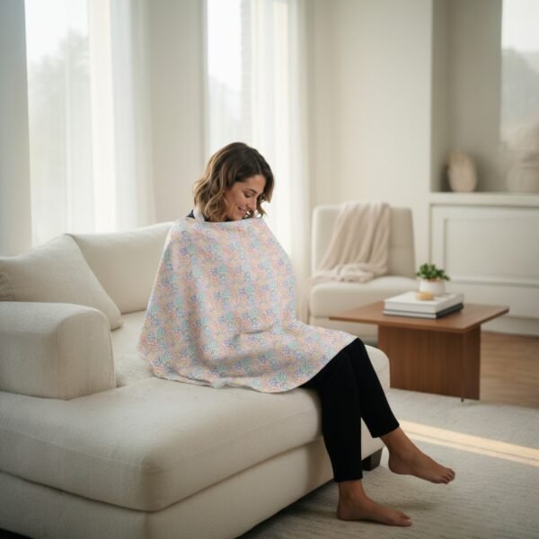nursing cover confetti with support