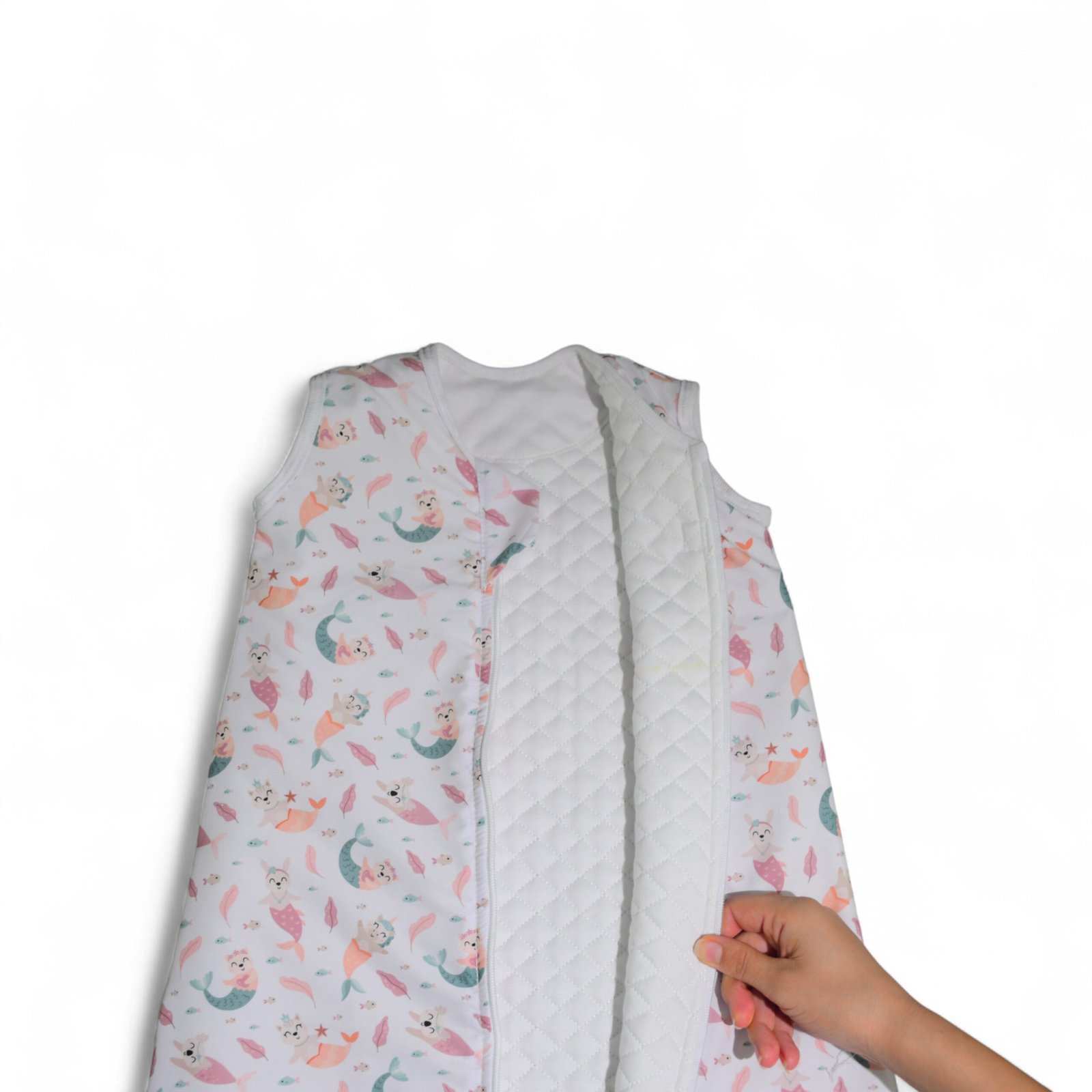 ٍsoft padded baby mermaid sack ٍsoft padded baby mermaid sack