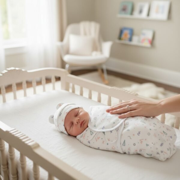 baby swaddle confetti