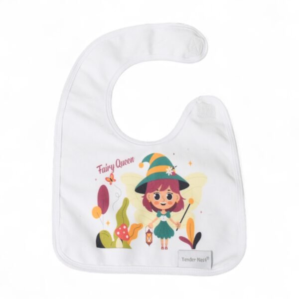 baby bib fairy queen hat