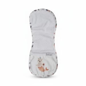 baby burping towel mermaid