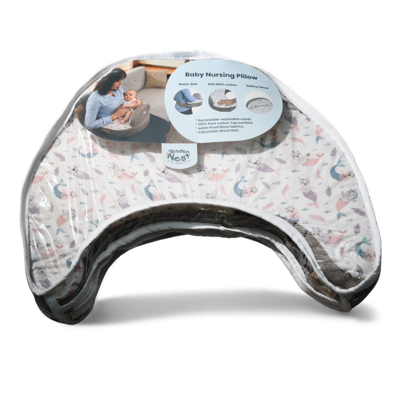 mermaid breastfeeding pillow with waist belt mermaid breastfeeding pillow with waist belt