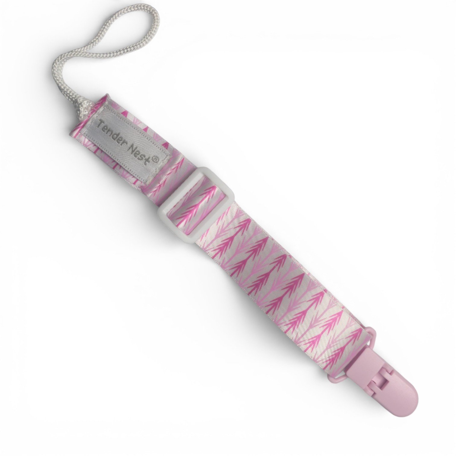pacifier clip satin girl