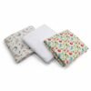 baby bed sheet pack of 3 " mermaid, white & bird " baby bed sheet pack of 3 " mermaid, white & bird "