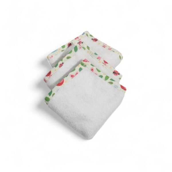 baby bath small towels birds pack of 3