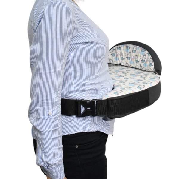 unicorn breastfeeding pillow with waist belt