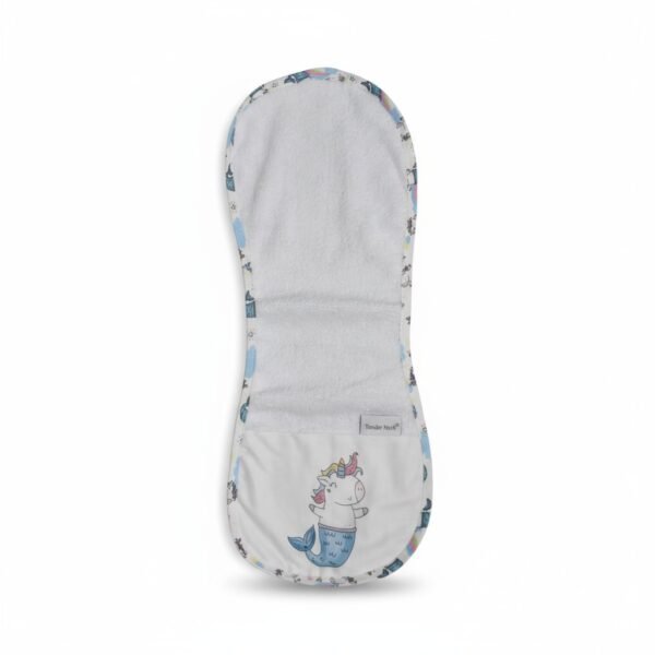 baby burping towel unicorn