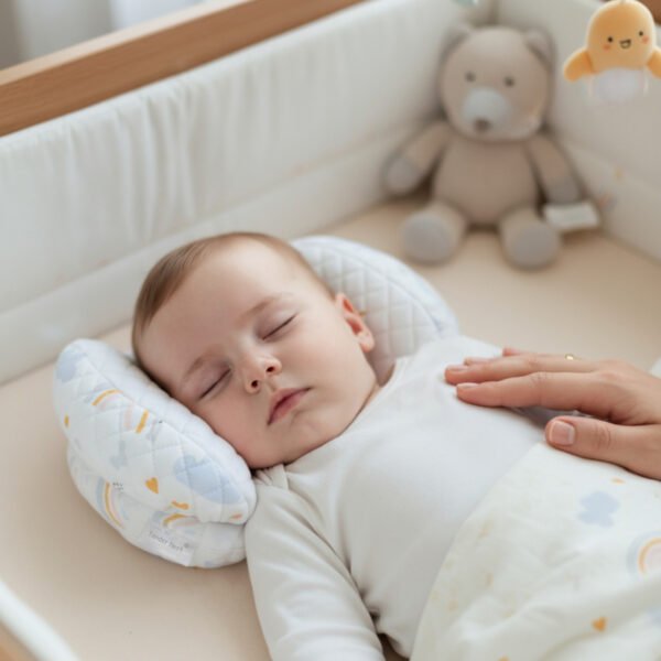 baby head support rainbow