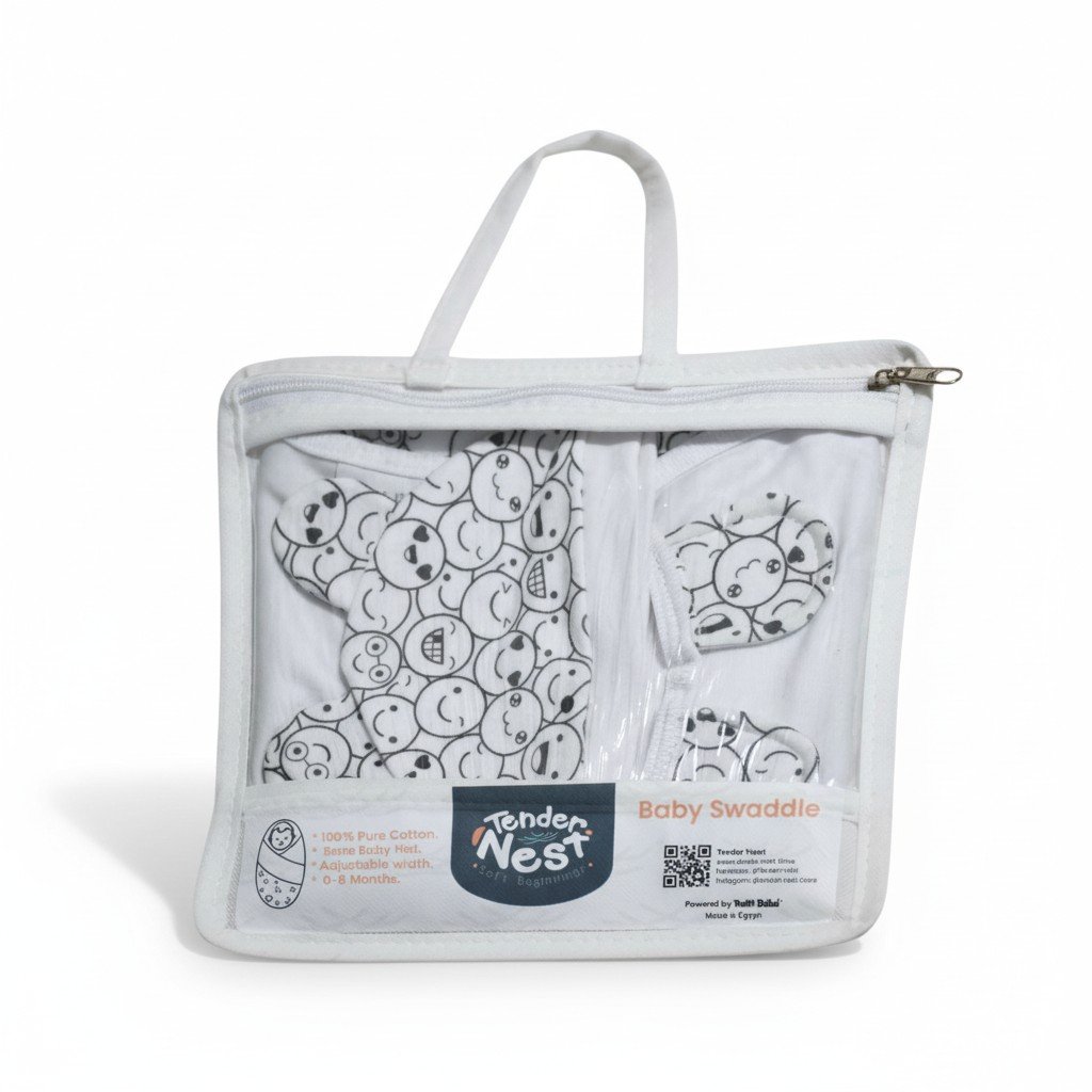 baby swaddle smiley blue with hat baby swaddle smiley blue with hat