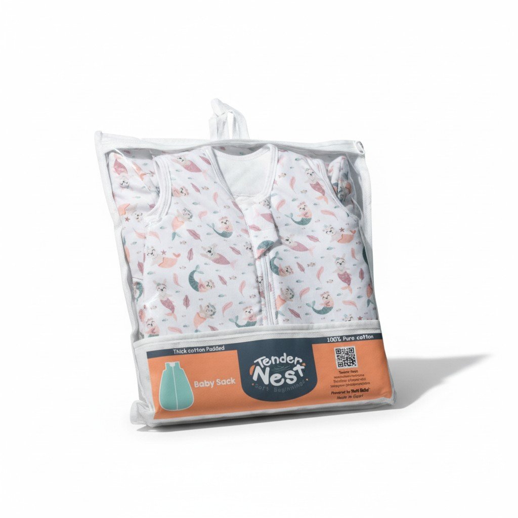 ٍsoft padded baby jungle sack