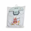 baby bib fairy queen flowers