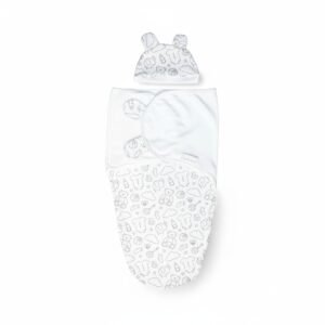 baby swaddle shower black