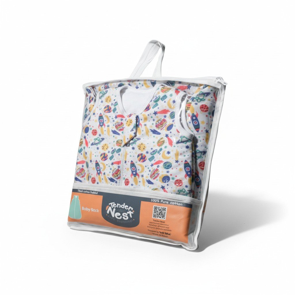 ٍsoft padded baby jungle sack