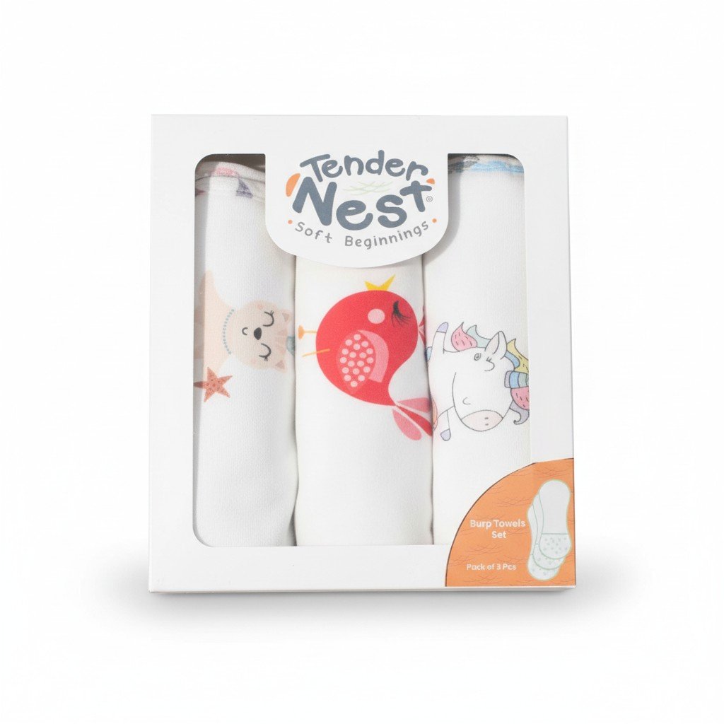 baby burping towels set of 3