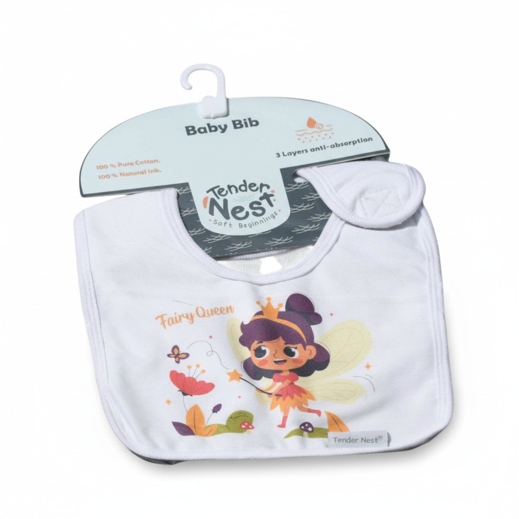 baby bib fairy queen flowers baby bib fairy queen flowers