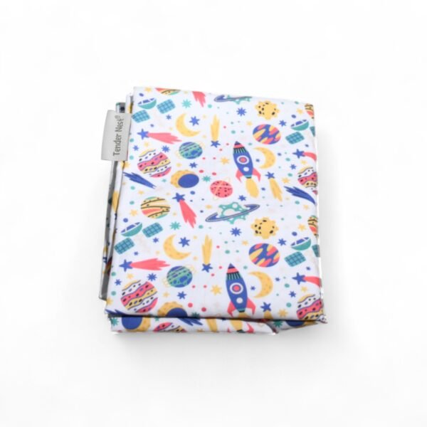 white extra soft fabric fitted bed sheet