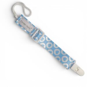 pacifier clip satin boy square (copy)