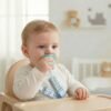 pacifier clip satin boy square (copy)